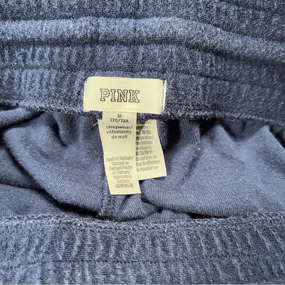 PINK Victoria’s Secret Navy Terry Cloth Shorts – Size Medium - Picture 4 of 4